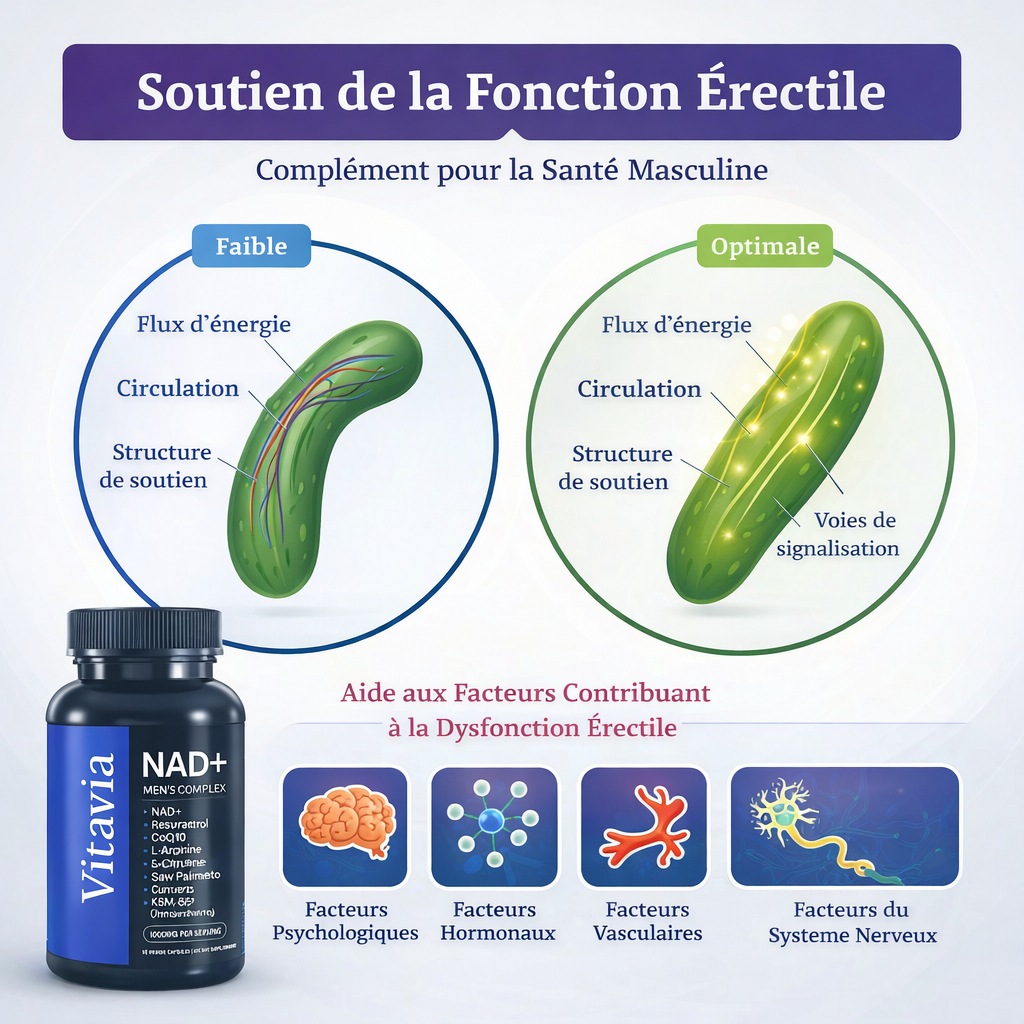 Vitavia NAD+ – Capsules pour booster ta testostérone